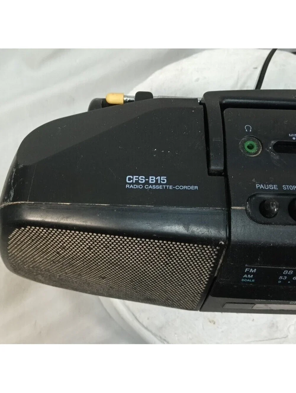 Vintage Sony CFS-B15 Portable Boombox AM/FM Radio Cassette Player